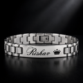 Personalized Brass Name Bracelet for Men & Boys – Custom Engraved Name Bracelet
